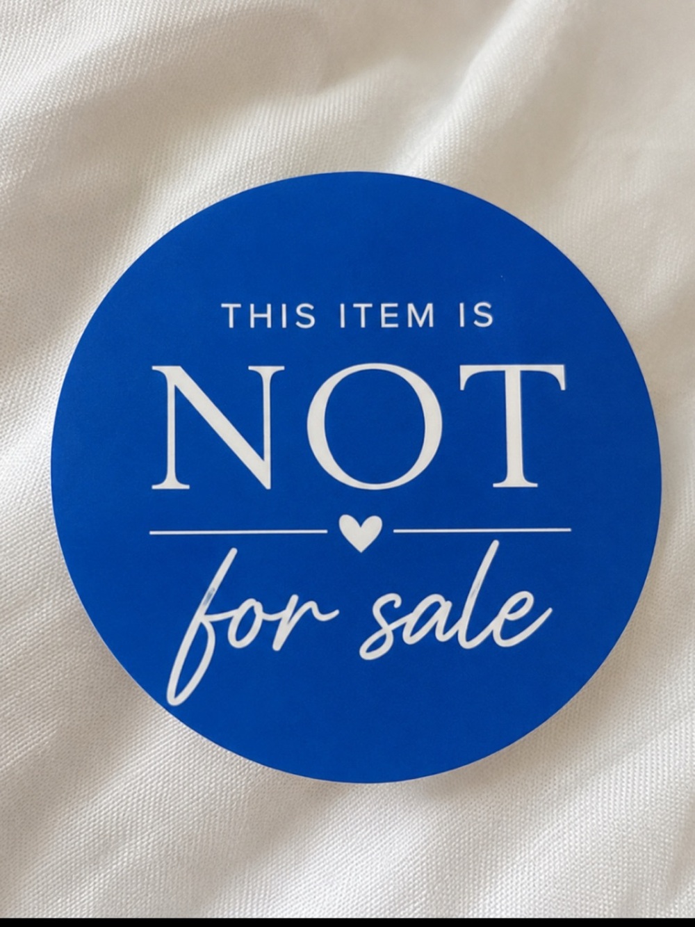 Not for sale
